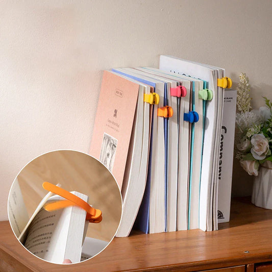 1/3/6pcs Smart Silicone Bookmarks – Spare Parts & Accessories for Book Lovers